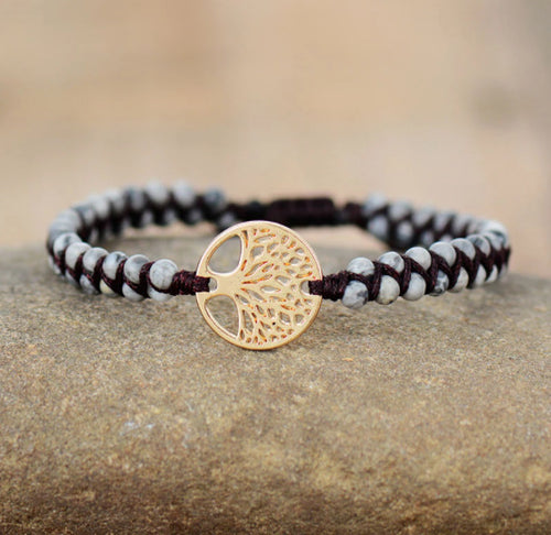Agate Trail Bracelet in Gray Agate