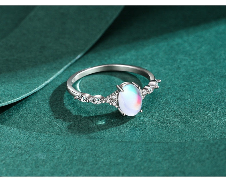 Glacier Moonstone Ring
