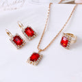 Crimson Evening Set