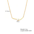 Harbor Light Pendant Necklace Gold