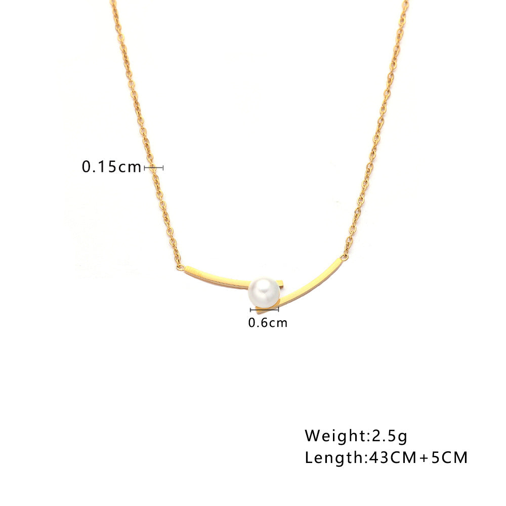 Harbor Light Pendant Necklace Gold