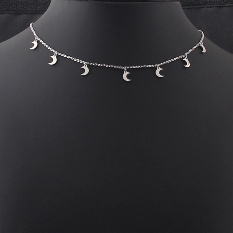 Little North Star Necklace in Silver